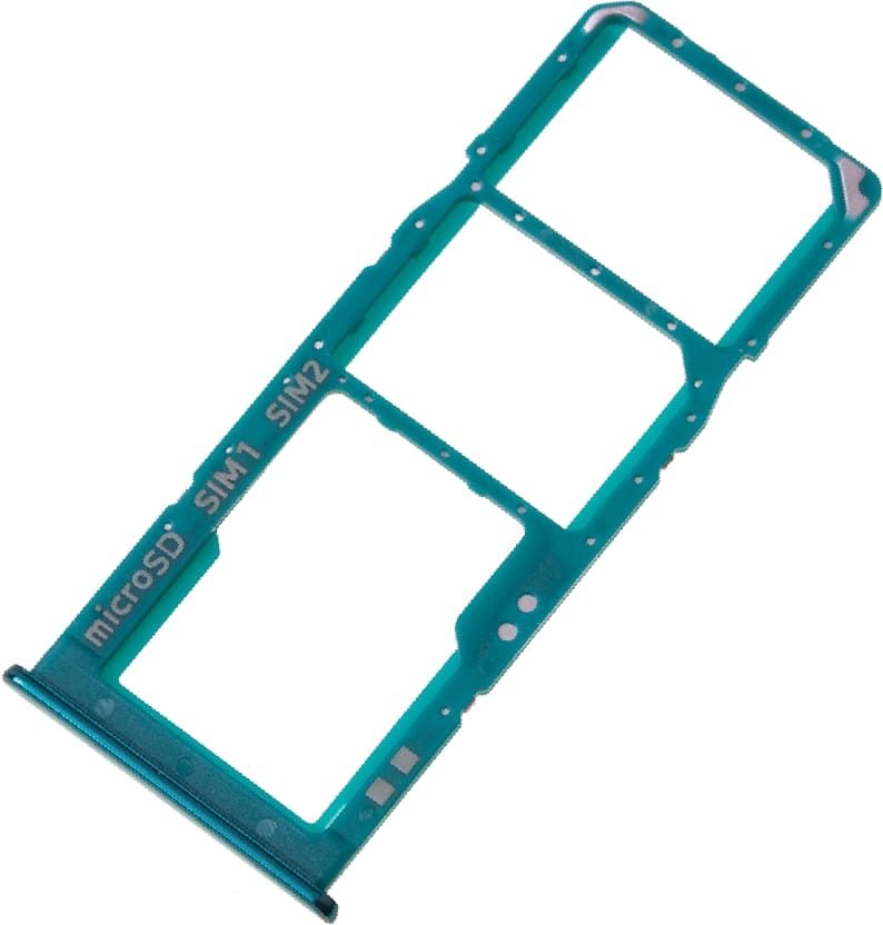 Samsung A307 Galaxy A30s Sim / SD Karten Halter (Halterung) grün