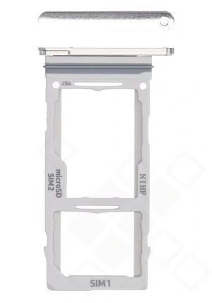 Samsung N986 Galaxy Note 20 Ultra Sim / SD Karten Halter (Halterung) weiß
