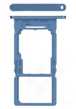 Samsung A256B Galaxy A25 5G Sim / SD Karten Halter (Halterung) blau