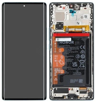 Honor 70 Display mit Touchscreen grün (ermald green)