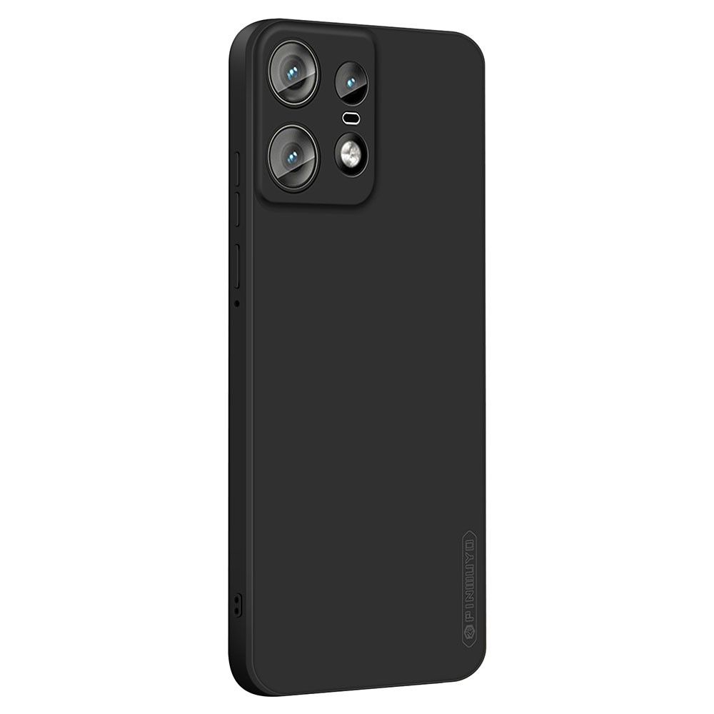 Silikon / TPU Hülle Motorola Edge 50 Pro in candy schwarz - Schutzhülle