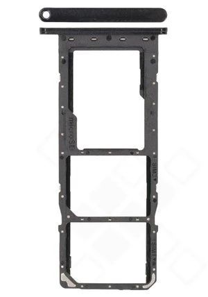 Samsung A037 Galaxy A03s Sim / SD Karten Halter (Halterung) schwarz