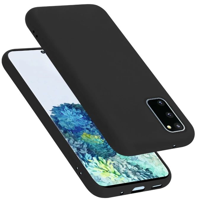 Silikon / TPU Hülle Samsung Galaxy S20 FE in candy schwarz - Schutzhülle