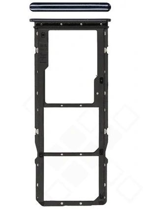 Xiaomi Redmi Note 10 / 10S Sim / SD Karten Halter (Halterung) onyx grey (schwarz)