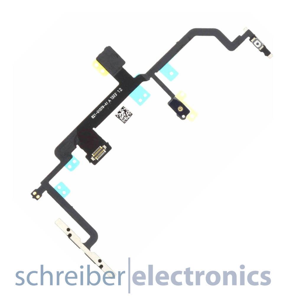 Apple iPhone 8 Plus Seiten-Tasten Flexkabel mit Mikro