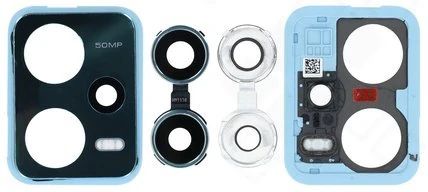 Xiaomi Redmi Note 12 Pro 5G Kamerascheibe (Glas) blau + Gehäuse