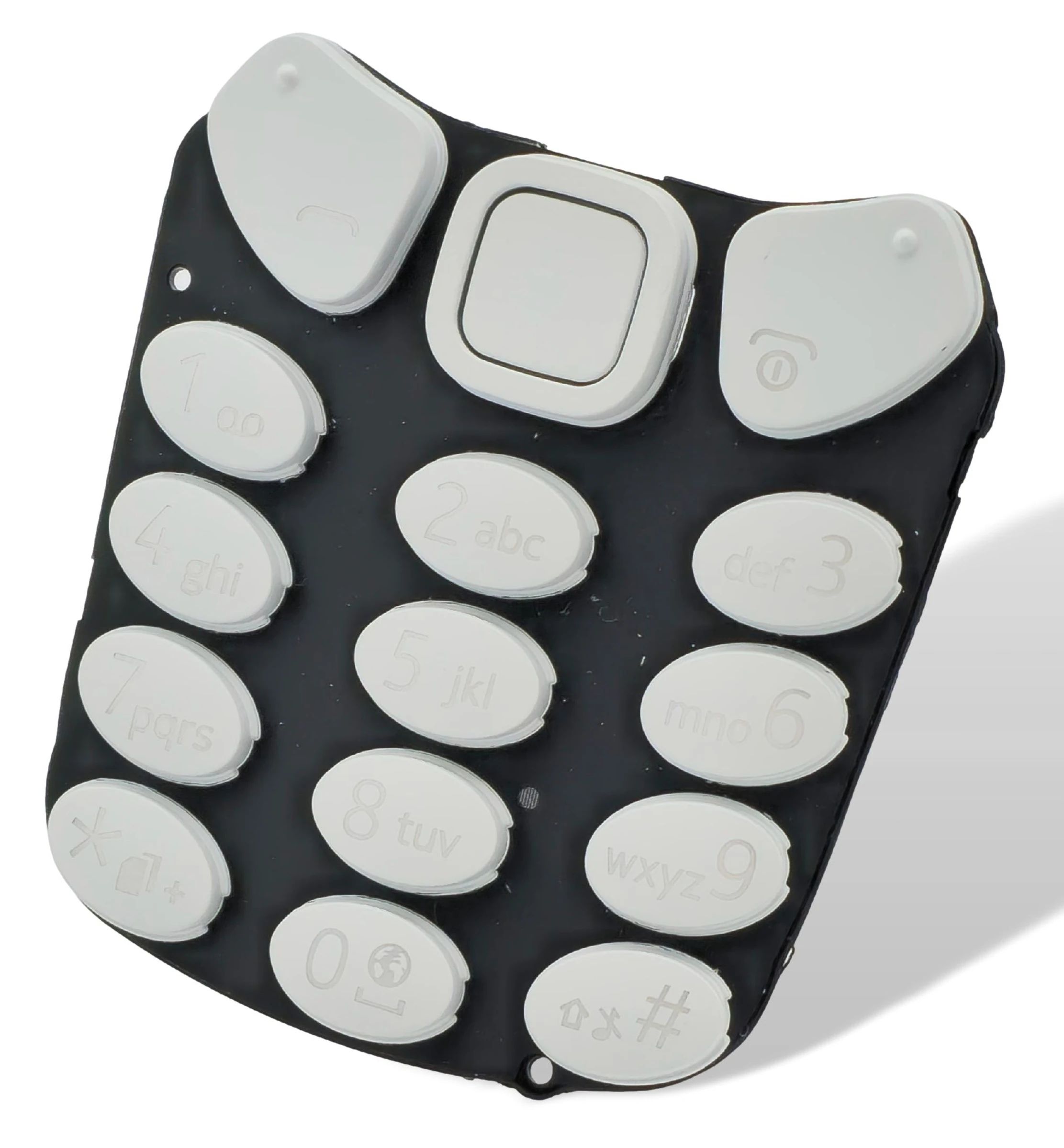 Nokia 3310 Tastatur (Tastenmatte) silber