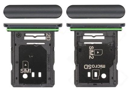 Sony Xperia 10 III Sim / SD Karten Halter (Halterung) schwarz XQ-BT52