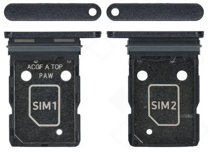 Samsung Galaxy A37 5G Sim Karten Halter (Halterung) charcoal