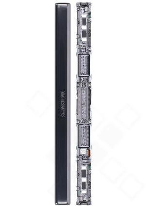 Samsung F936B Galaxy Z Fold4 Scharnier schwarz