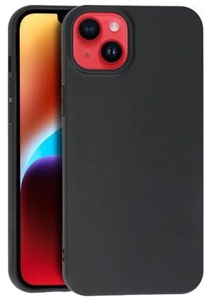 Silikon / TPU Hülle Apple iPhone 14 Plus in candy schwarz - Schutzhülle