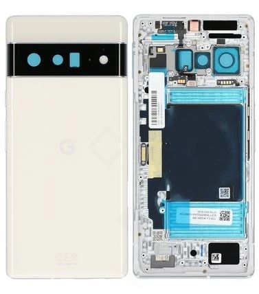 Google Pixel 6 Pro Akkudeckel (Rückseite) cloudy white weiß