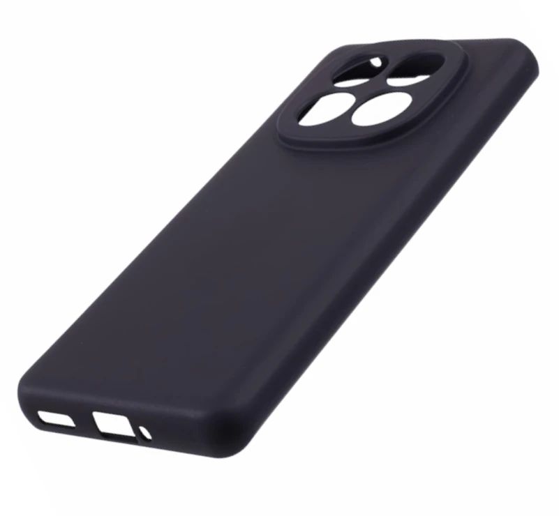 Silikon / TPU Hülle Xiaomi Poco X7 in candy schwarz - Schutzhülle