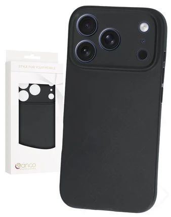 Silikon / TPU Hülle Apple iPhone 17 Pro in candy schwarz - Schutzhülle