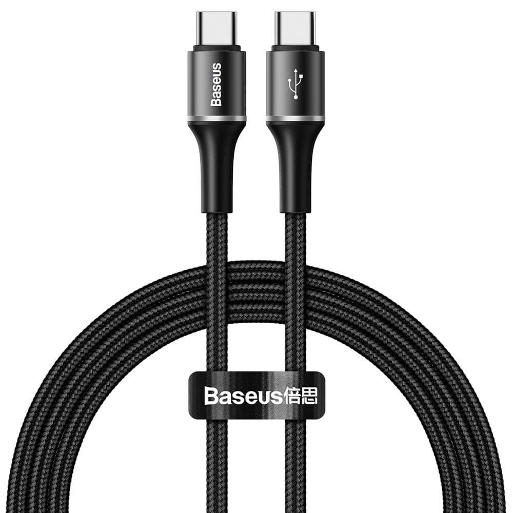 Baseus USB Typ C zu C Datenkabel, extrem Robust schwarz 2m