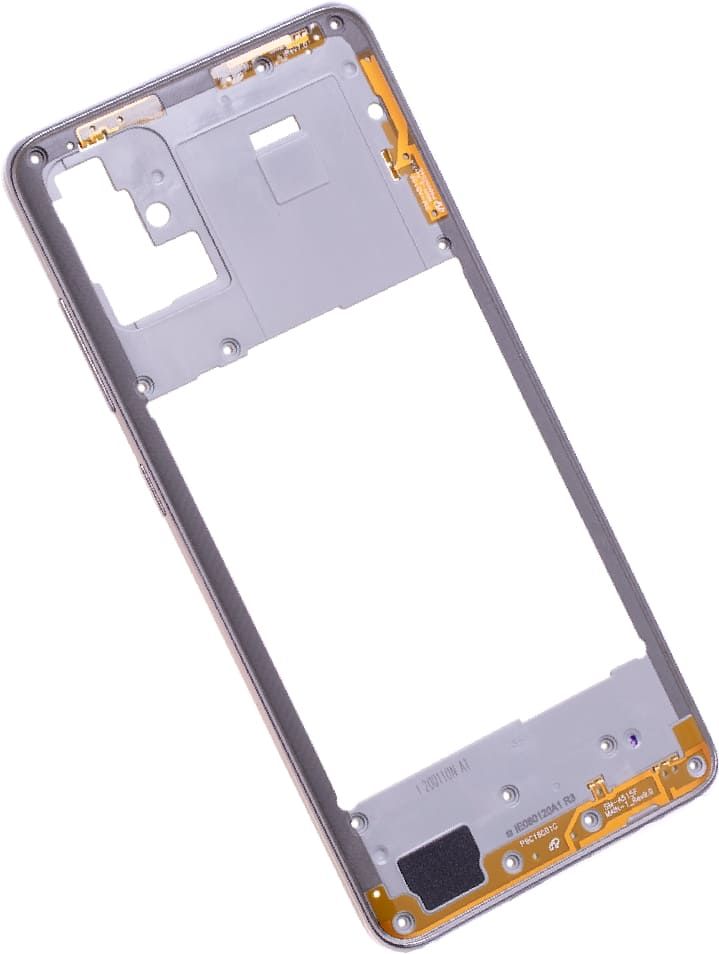 Samsung A515 Galaxy A51 Mittelgehäuse Cover weiß