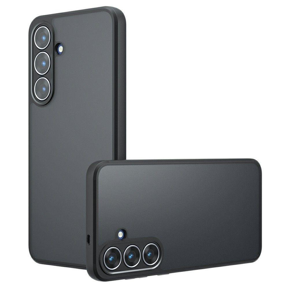 Silikon / TPU Hülle Samsung Galaxy S25 FE in candy schwarz - Schutzhülle