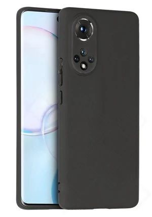 Silikon / TPU Hülle Honor 50 in candy schwarz - Schutzhülle