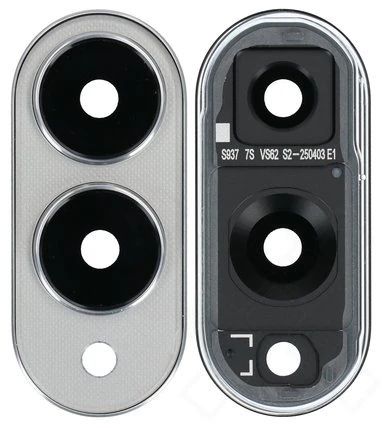 Samsung Galaxy S25 Edge Kamera Gehäuse (Blende) + Scheibe silber