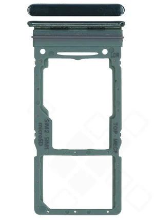 Samsung M536 Galaxy M53 Sim / SD Karten Halter (Halterung) grün