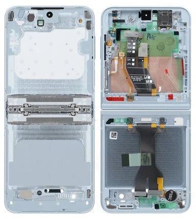 Samsung Galaxy Z Flip6 Display Rahmen (Gehäuse) blau
