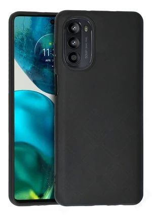 Silikon / TPU Hülle Motorola Moto G52 in candy schwarz - Schutzhülle