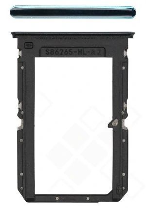 OnePlus Nord CE 5G Sim / SD Karten Halter (Halterung) blau grün (blue void)