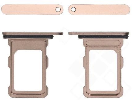 Apple iPhone 16 Pro / Plus Sim Karten Halter (Halterung) titan wüstensand