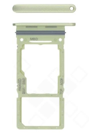 Samsung A346 Galaxy A34 Sim / SD Karten Halter (Halterung) grün