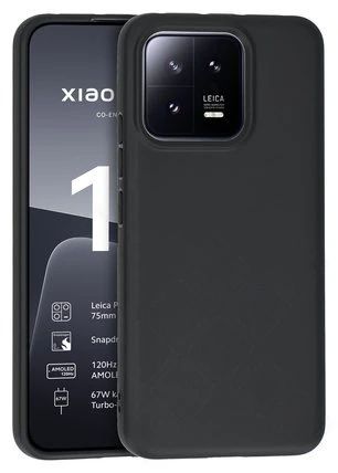 Silikon / TPU Hülle Xiaomi 13 in candy schwarz - Schutzhülle