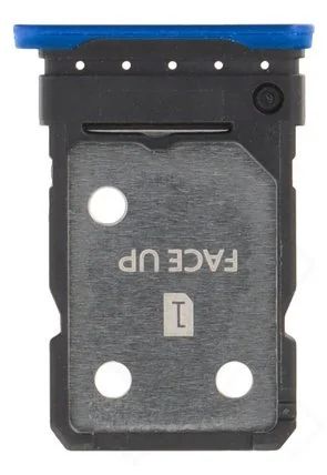 Motorola Edge 50 Neo Sim Karten Halter (Halterung) blau