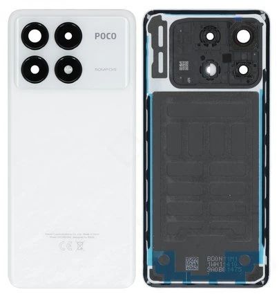 Xiaomi Poco F6 Pro Akkudeckel (Rückseite) weiss