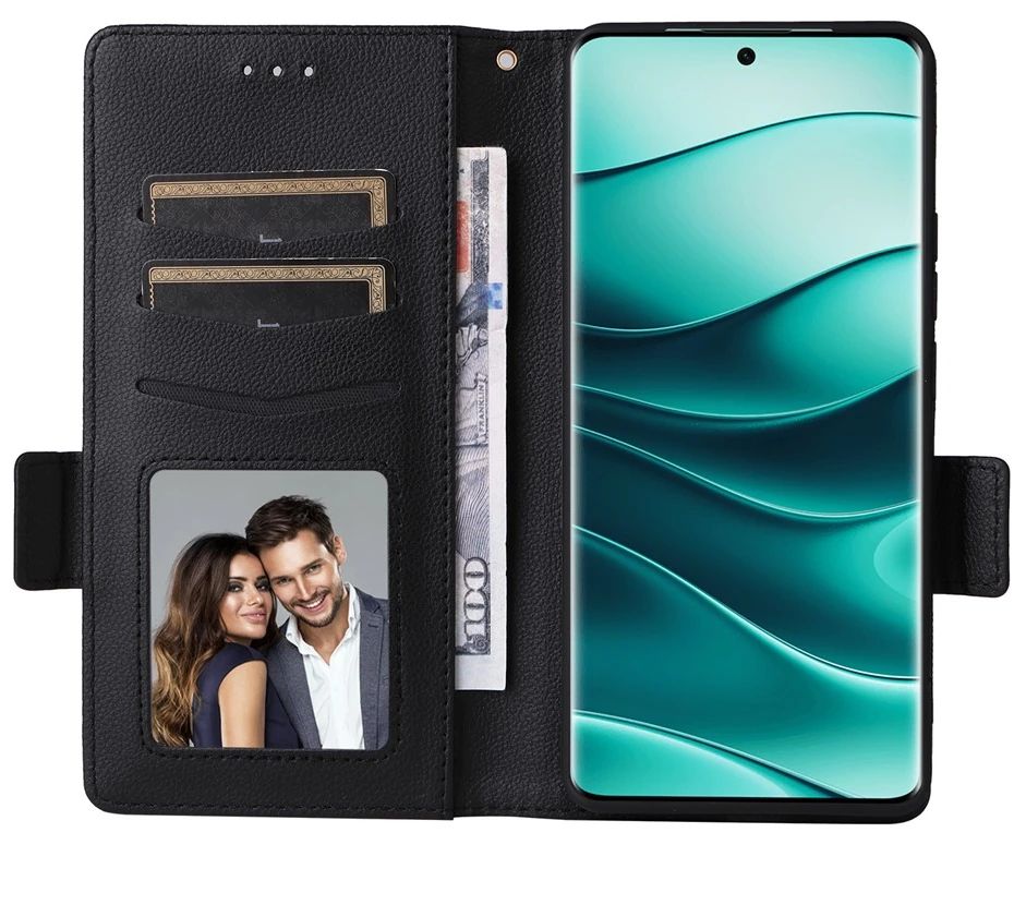 Klapp-Tasche Klassik (Book Style) Xiaomi Poco X7 schwarz - Schutzhülle