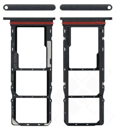 Motorola Moto G22 Sim / SD Karten Halter (Halterung) schwarz