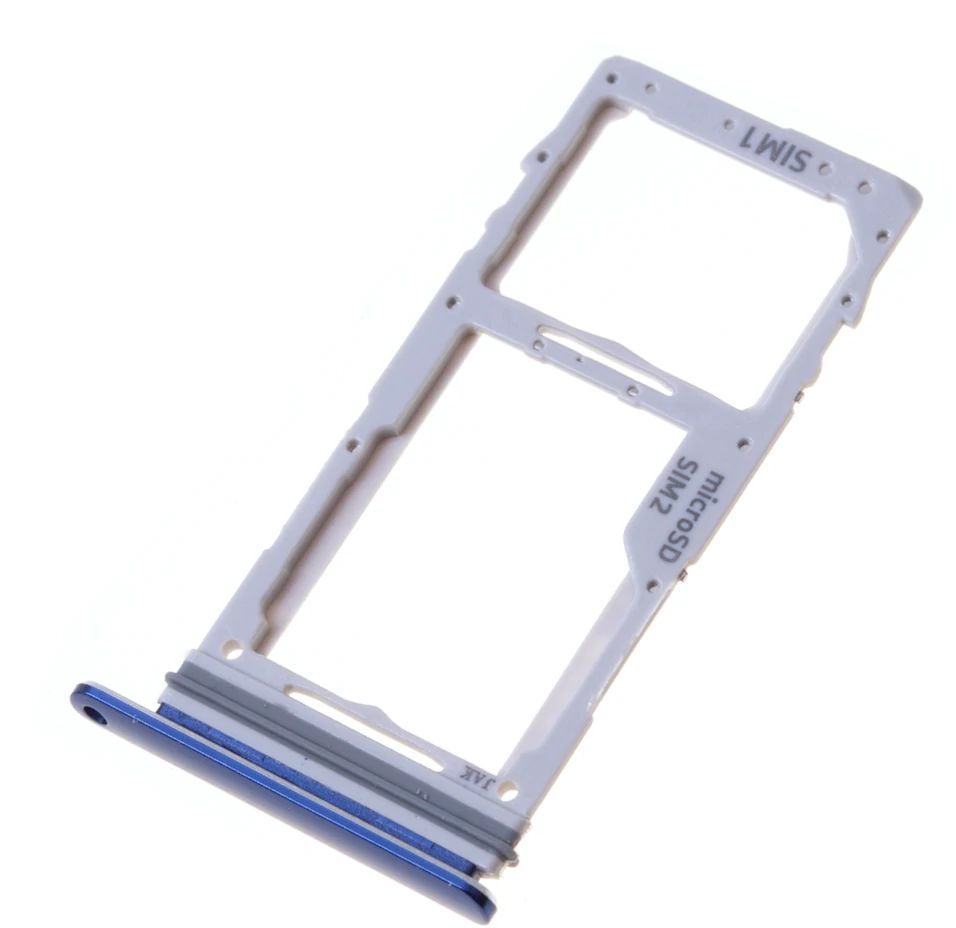 Samsung G770 Galaxy S10 Lite Sim / SD Karten Halter (Halterung) blau