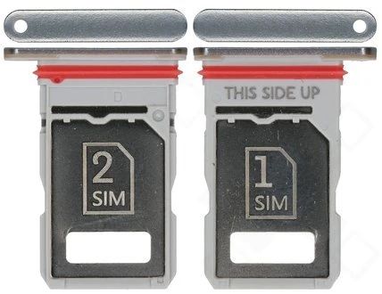 Motorola Edge 30 Neo Sim Karten Halter (Halterung) silber
