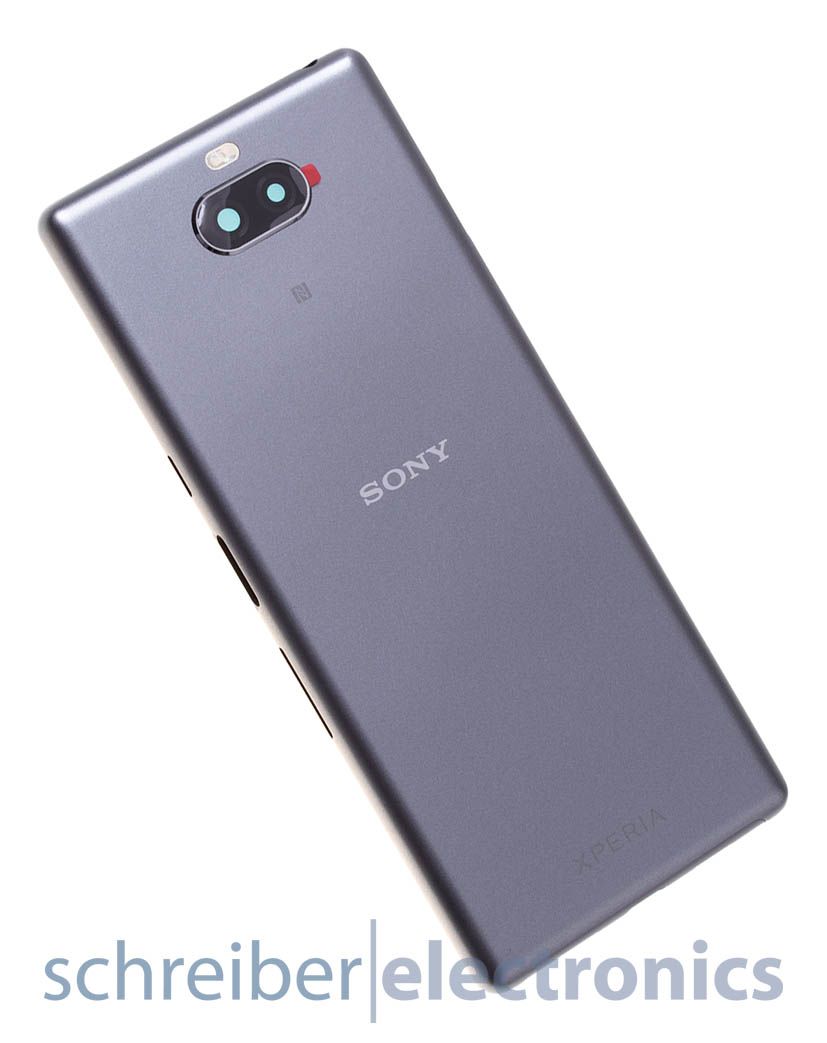 Sony Xperia 10 / Dual Akkudeckel (Rückseite) silber