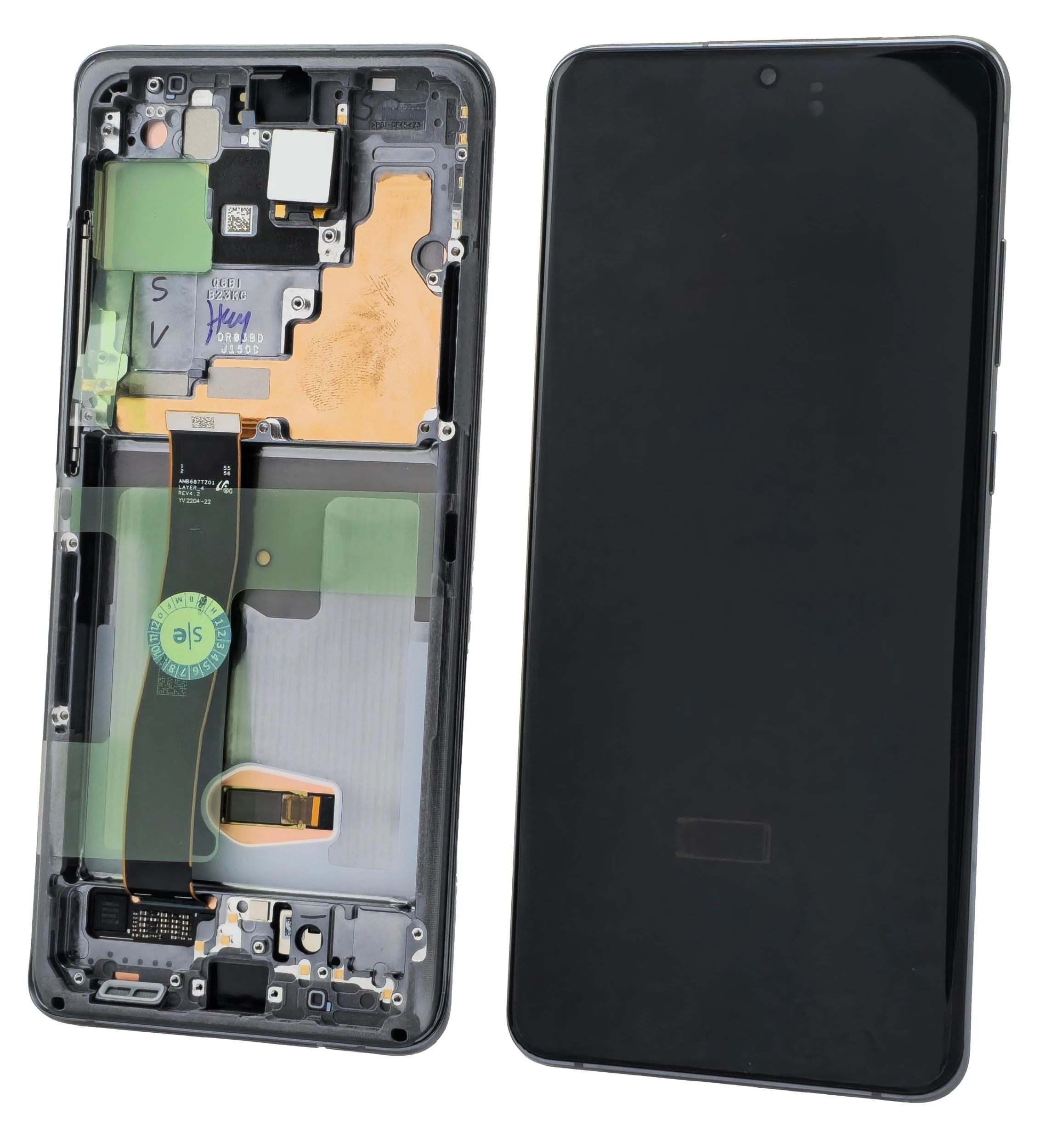 Samsung G988 Galaxy S20 Ultra Display mit Touchscreen grau