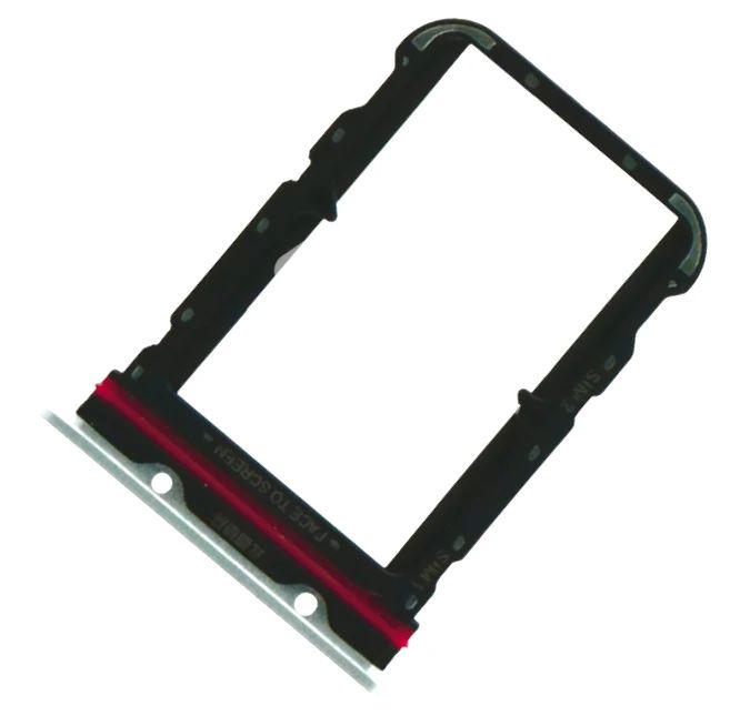 Xiaomi Mi Note 10 / Pro Sim Karten Halter (Halterung) weiß (glacier white)