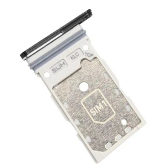 Samsung S908B Galaxy S22 Ultra Sim Karten Halter (Halterung) graphite / sky blue / rot