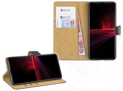 Klapp-Tasche Klassik (Book Style) Sony Xperia 10 II schwarz - Schutzhülle