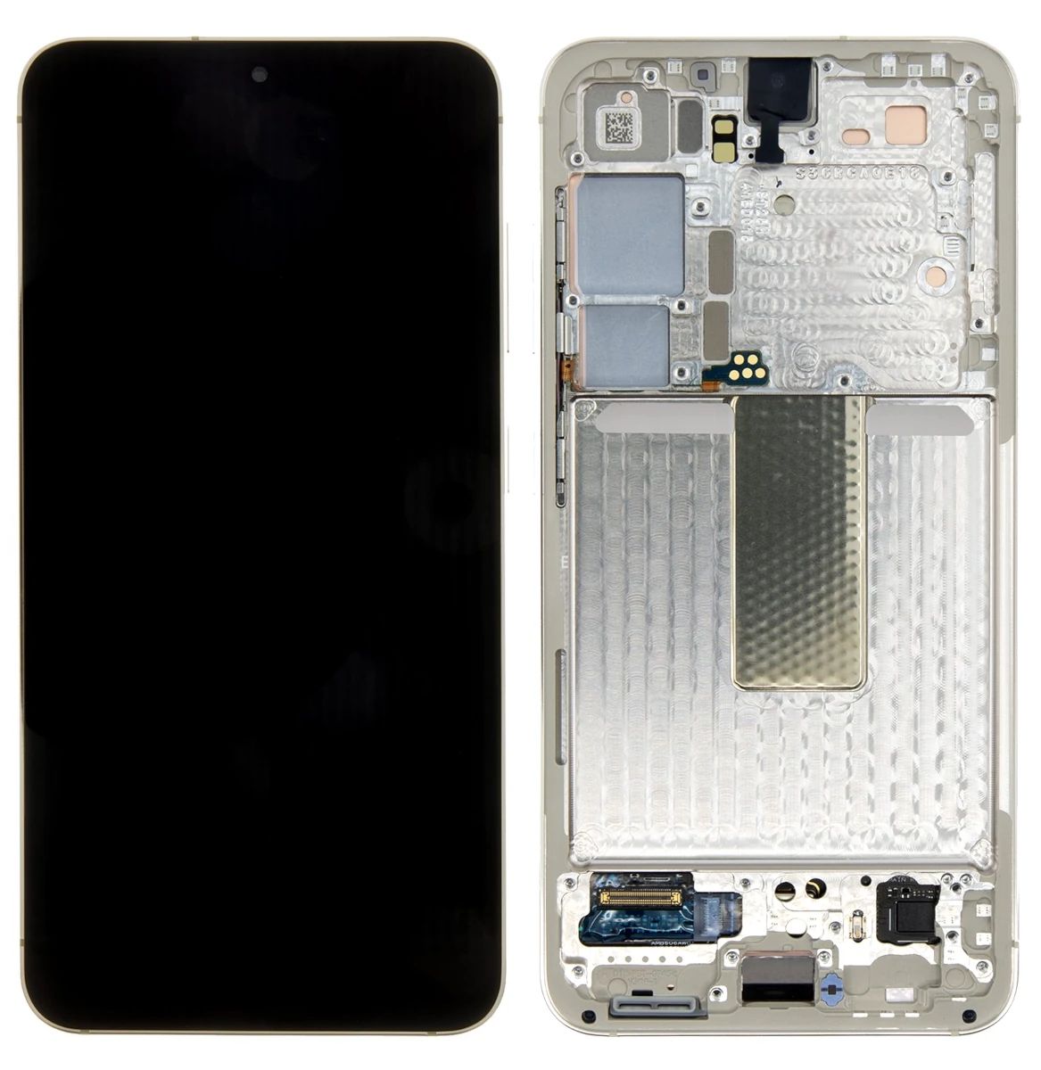 Samsung S911B Galaxy S23 Display mit Touchscreen cream