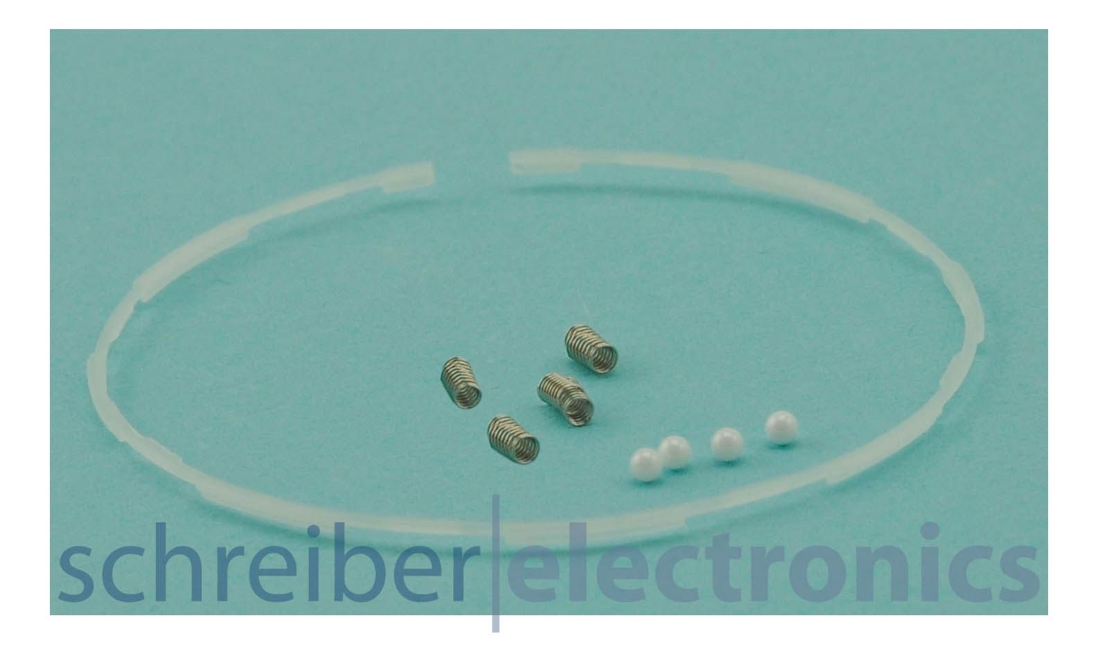 Samsung Watch 3 / 4 Dichtung Set Ring (Kugeln + Federn) 45mm R840 R845 R890 R895