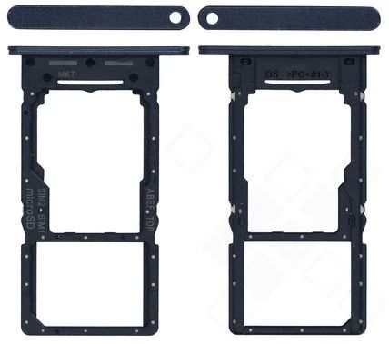 Samsung A256B Galaxy A25 5G Sim / SD Karten Halter (Halterung) schwarz