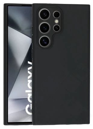 Silikon / TPU Hülle Samsung S928B Galaxy S24 Ultra in candy schwarz - Schutzhülle