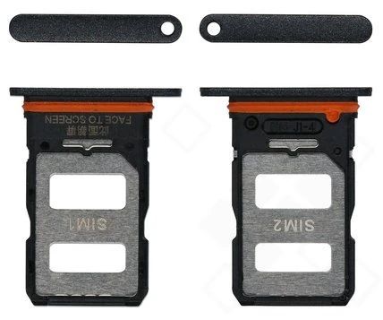 Xiaomi Poco X6 5G Sim Karten Halter (Halterung) schwarz