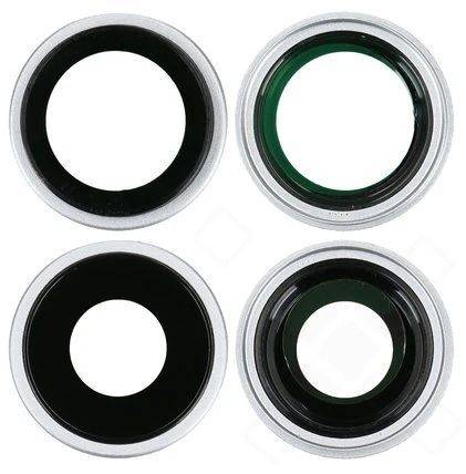 Apple iPhone 16 Kamera Scheibe + Gehäuse (Blende) weiss