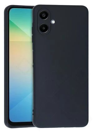 Silikon / TPU Hülle Samsung Galaxy A06 in candy schwarz - Schutzhülle