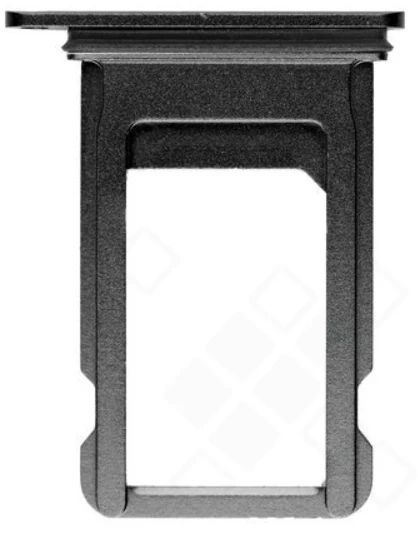 Apple iPhone 8 / SE 2020 Sim Karten Halter (Halterung) schwarz (space grey)