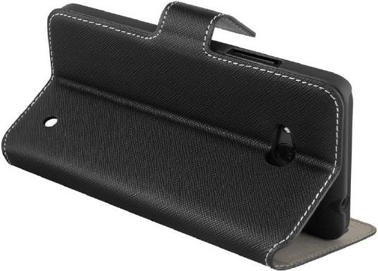 Samsung G965 Galaxy S9 Plus leder Klapp-Tasche (Vertikal) schwarz